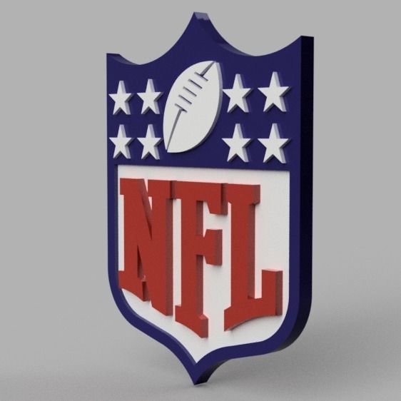 NFL 3d emblem 3D model_1