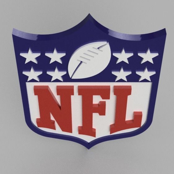 NFL 3d emblem 3D model_2
