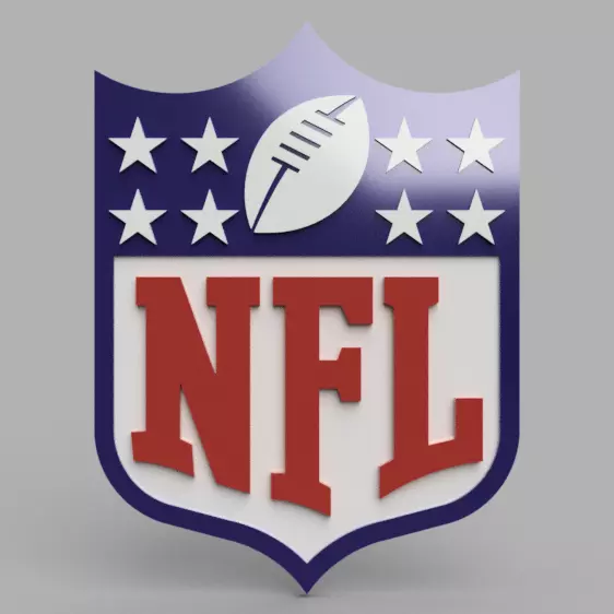 NFL 3d emblem 3D model_0