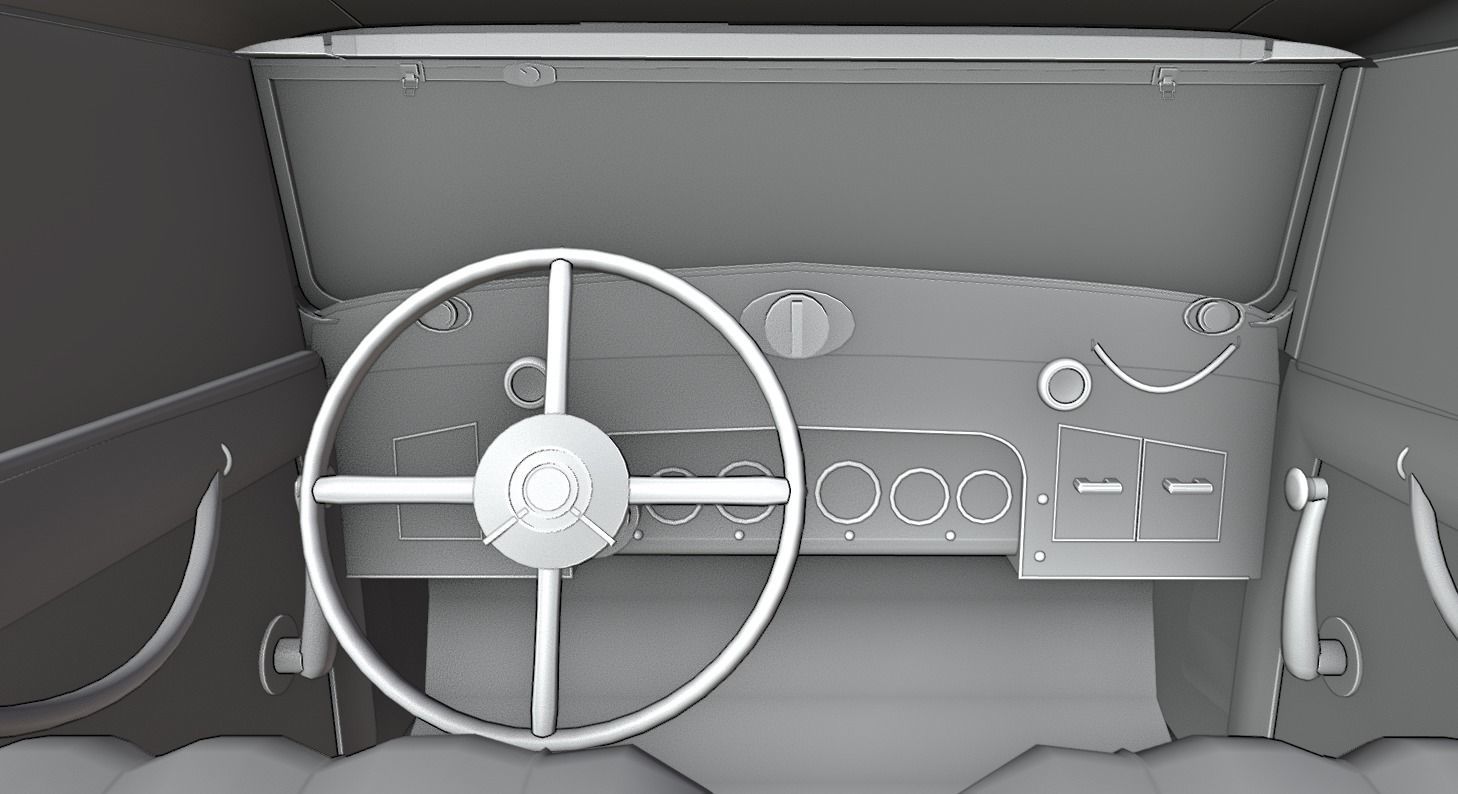 Mercedes Mayback 1930s 3D print model_9