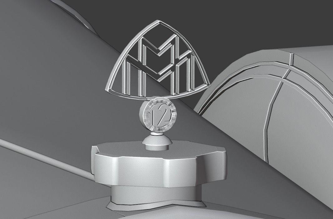 Mercedes Mayback 1930s 3D print model_13