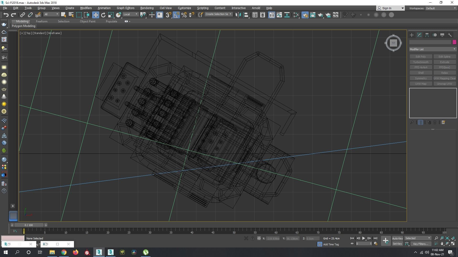 Sci-Fi low poly machinery game ready asset Low-poly 3D model_20