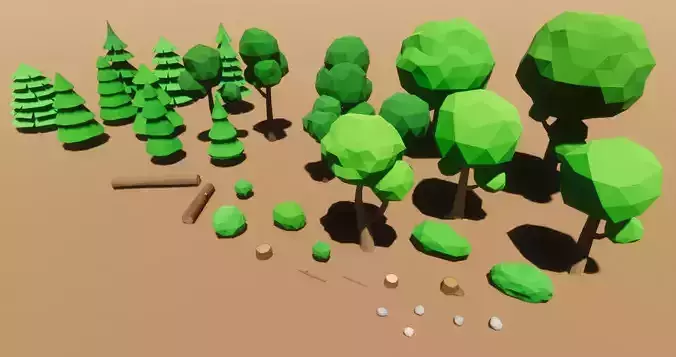 Low-Poly Nature Pack