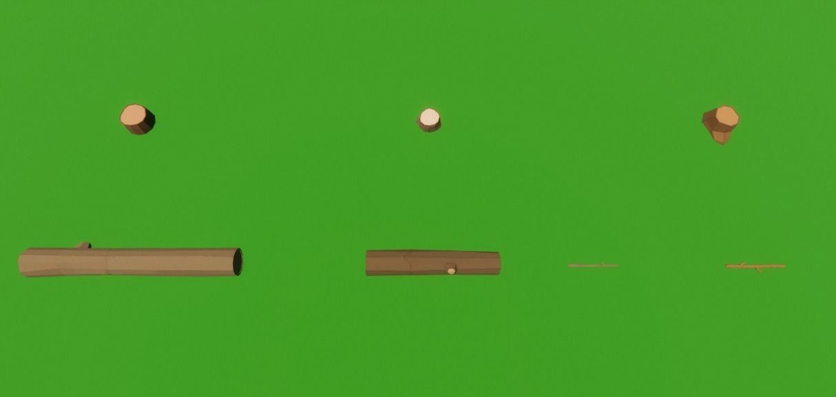 Low-Poly Nature Pack Low-poly 3D model_7