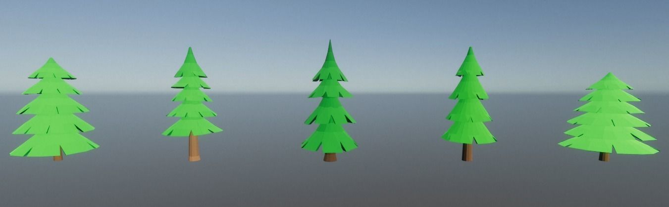 Low-Poly Nature Pack Low-poly 3D model_6