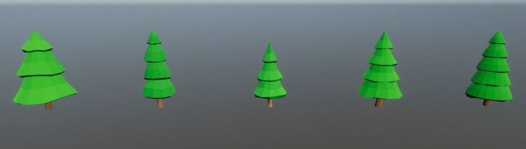 Low-Poly Nature Pack Low-poly 3D model_4