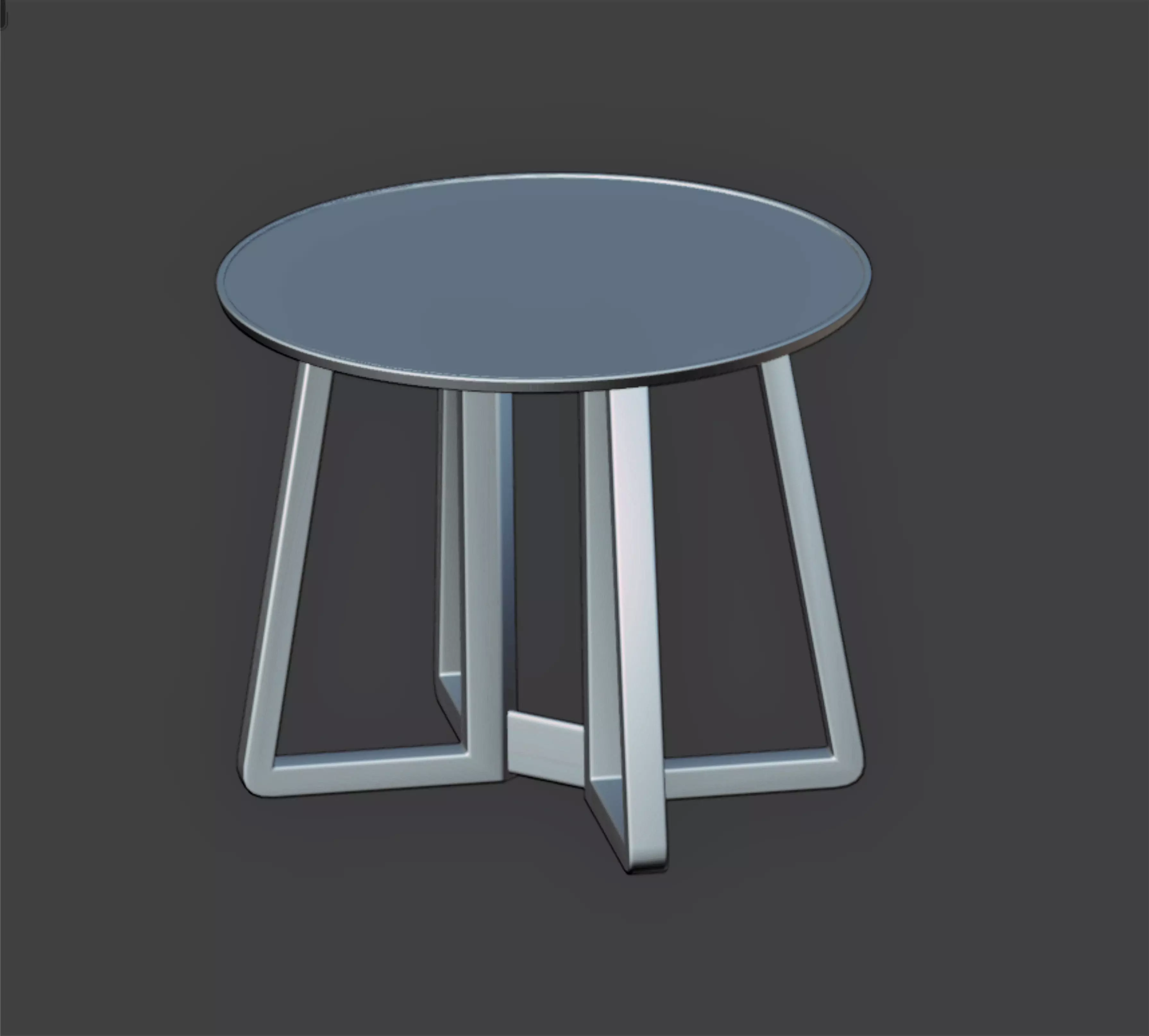 Round table 3D model_0