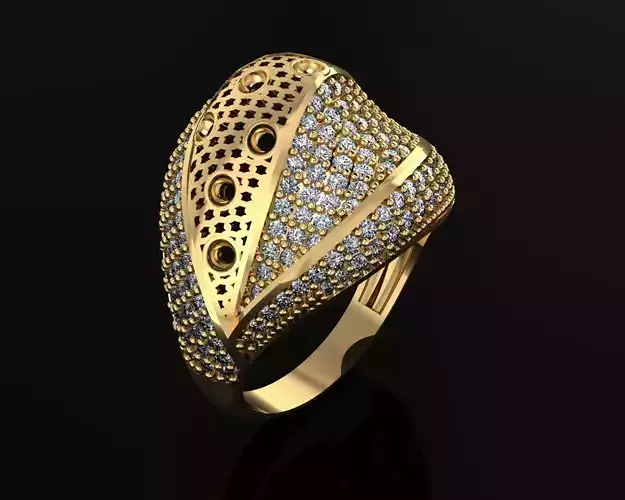  Woman Rings 3D