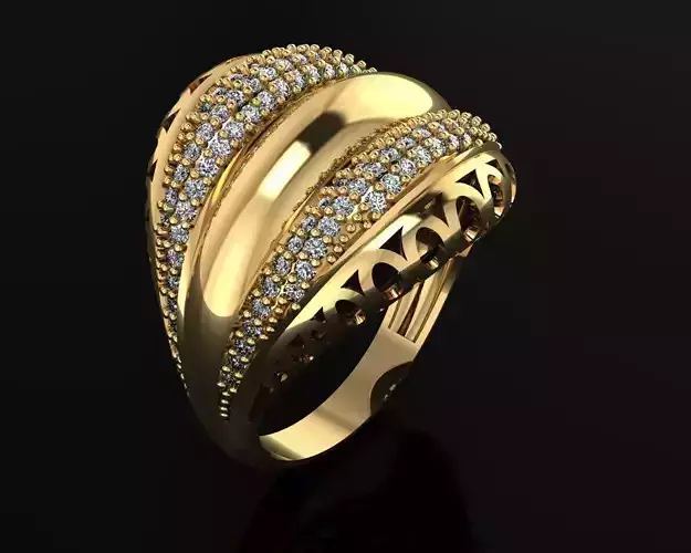 Woman Rings 3D