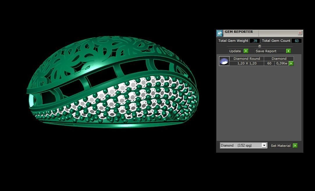 Woman Rings 3D 3D print model_3