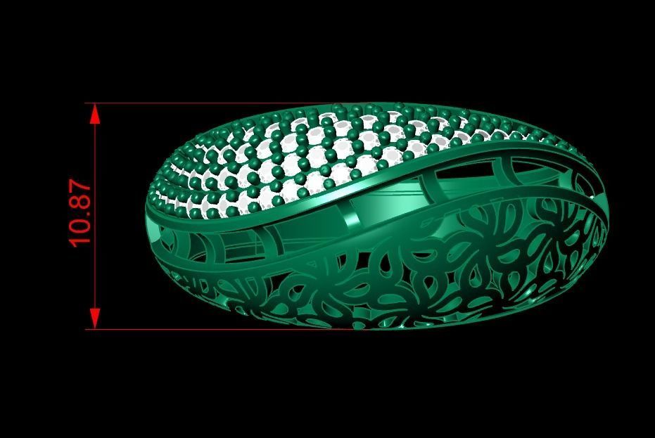 Woman Rings 3D 3D print model_4