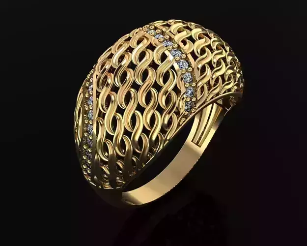 Woman Rings 3D