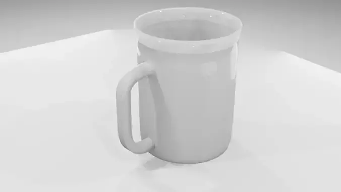 3D MUG coffee with handle