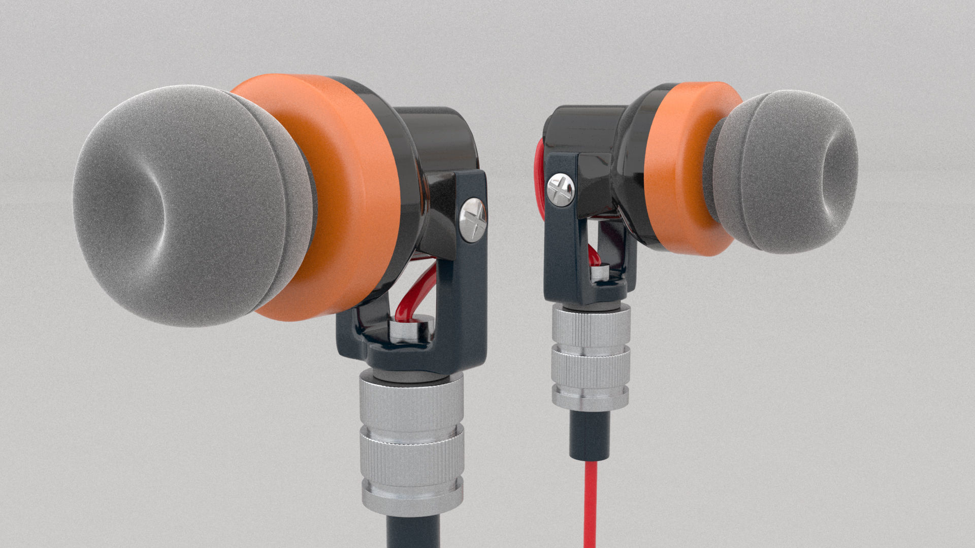 laos Earphones Low-poly 3D model_1