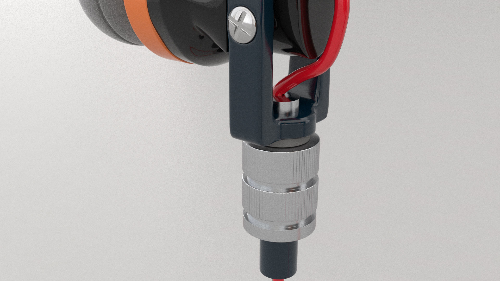 laos Earphones Low-poly 3D model_2