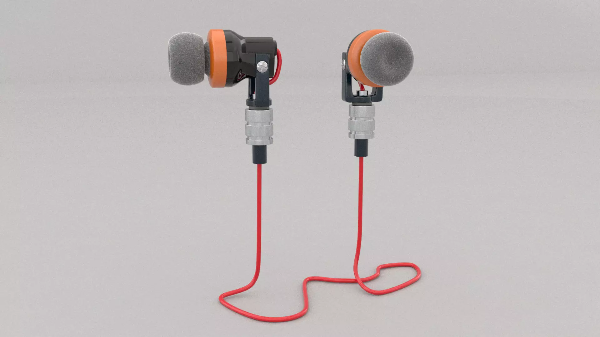 laos Earphones Low-poly 3D model_0