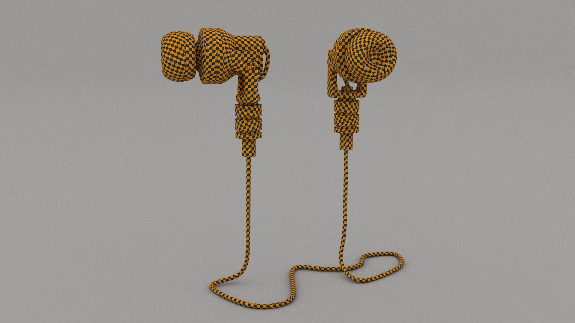 laos Earphones Low-poly 3D model_6