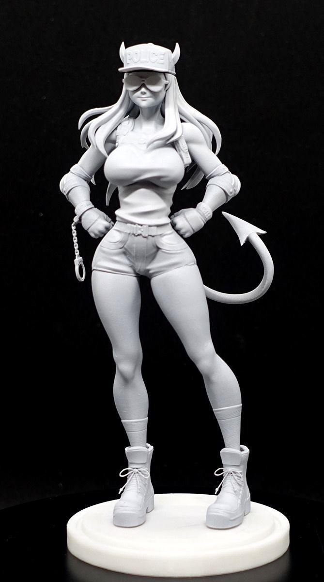 Justice Police 3D print model_5