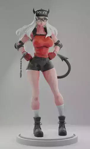 Justice Police 3D print model