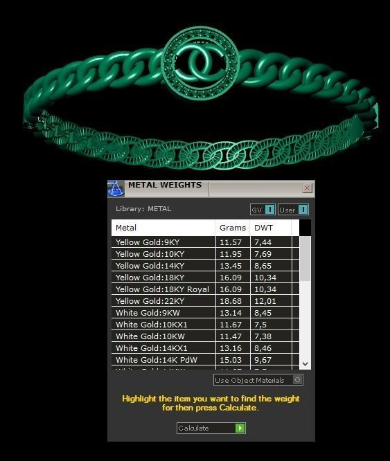 Cuba Bracelet 3D Model 3D print model_7