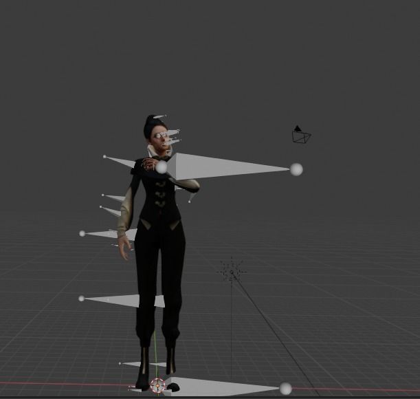 Dishonored Empress Model High Poly Count Game ready Low-poly 3D model_7