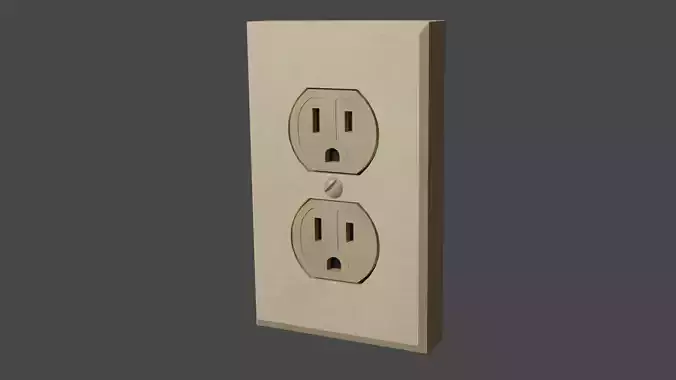 Vintage Wall Outlet  