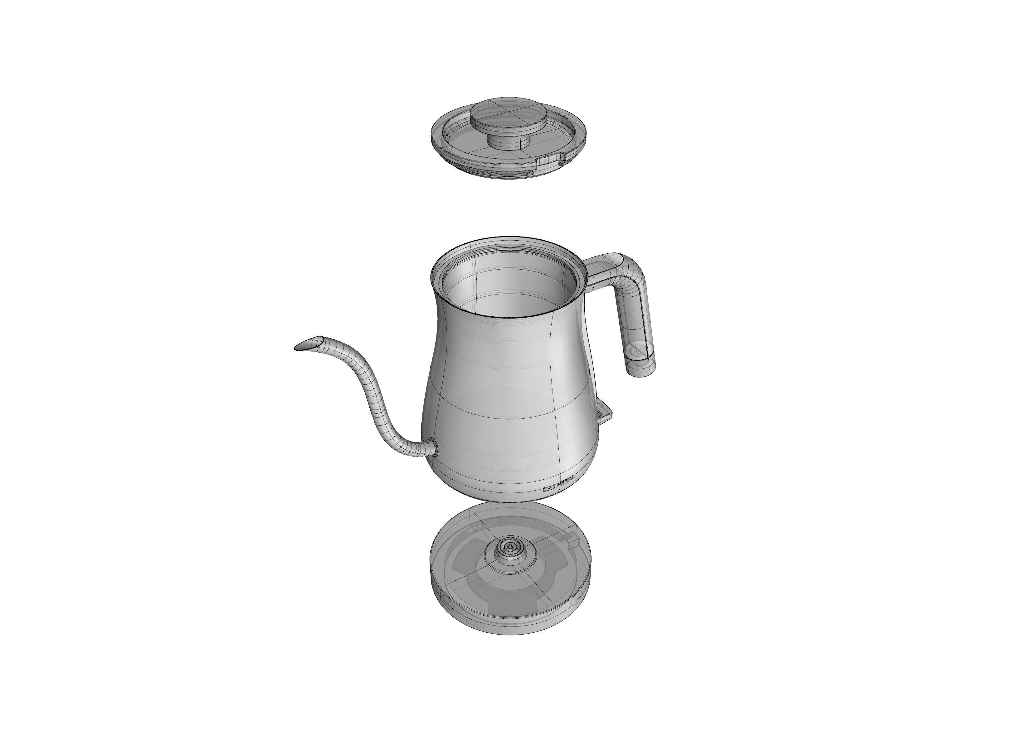 BALMUDA  The Pot Kettle 3D model_11