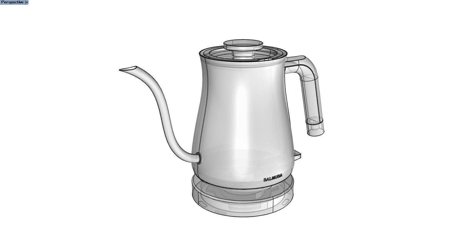 BALMUDA  The Pot Kettle 3D model_5