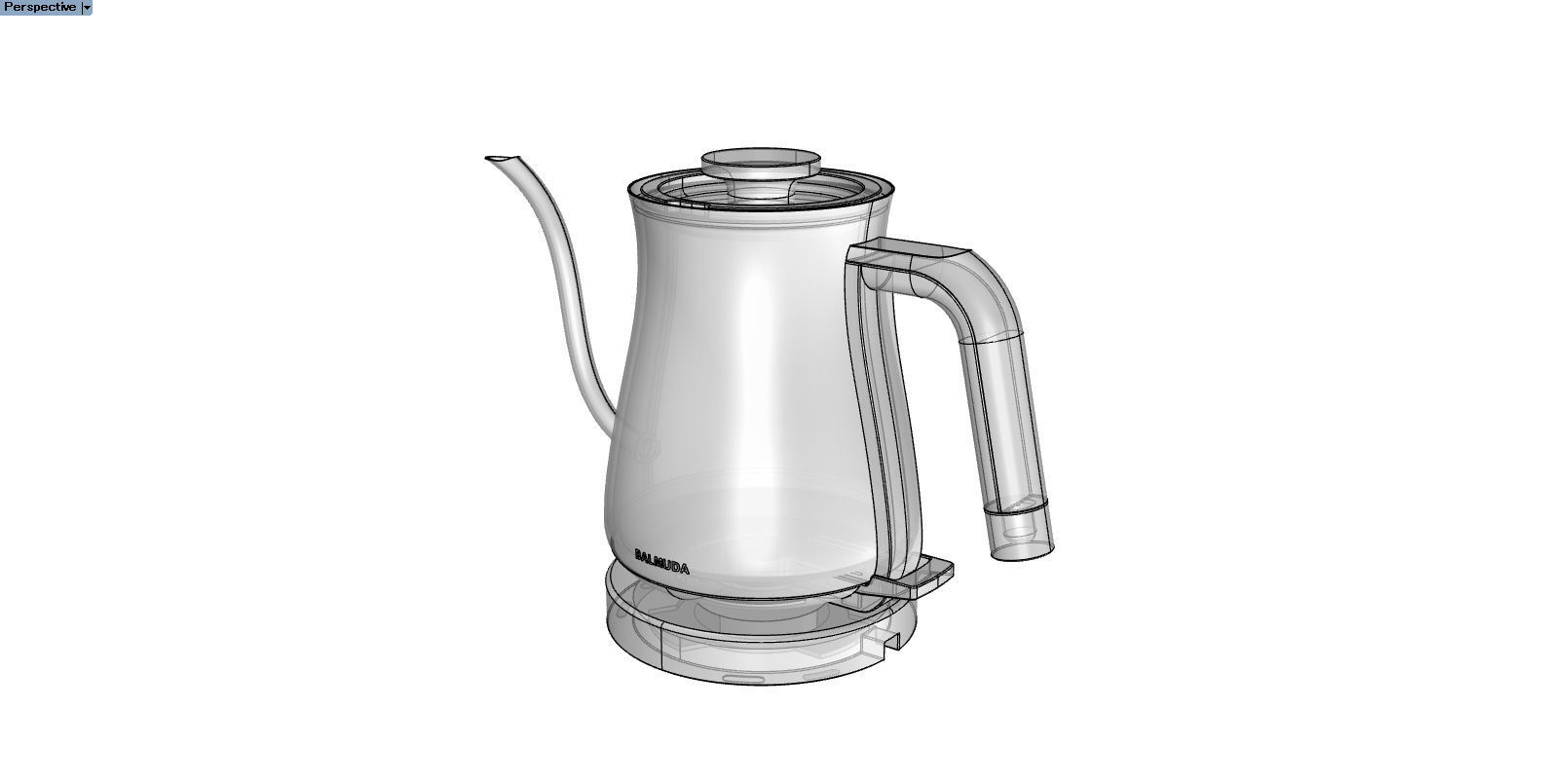 BALMUDA  The Pot Kettle 3D model_6