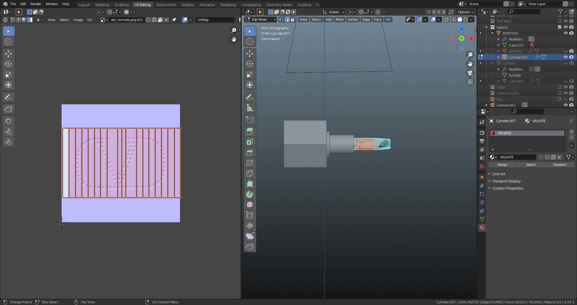 lipstick 3D model_16