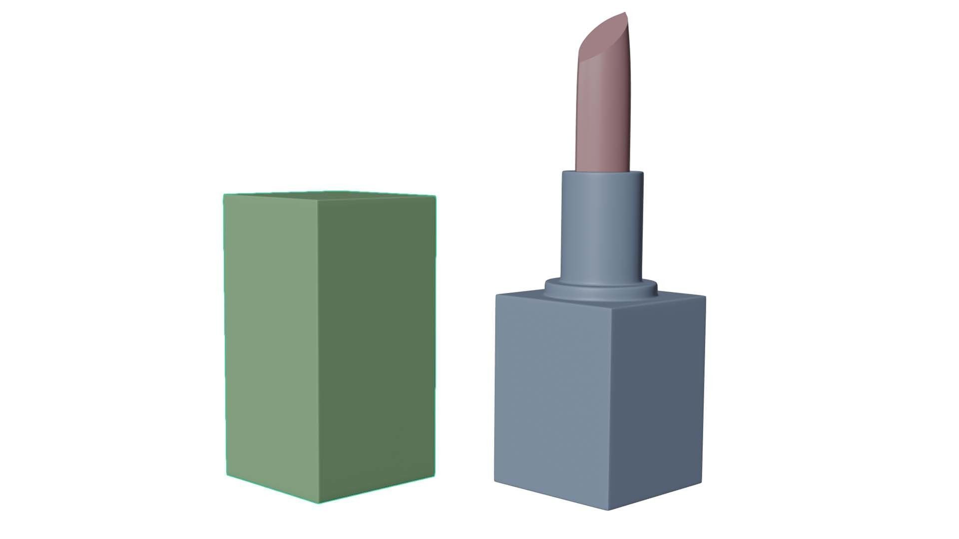lipstick 3D model_7