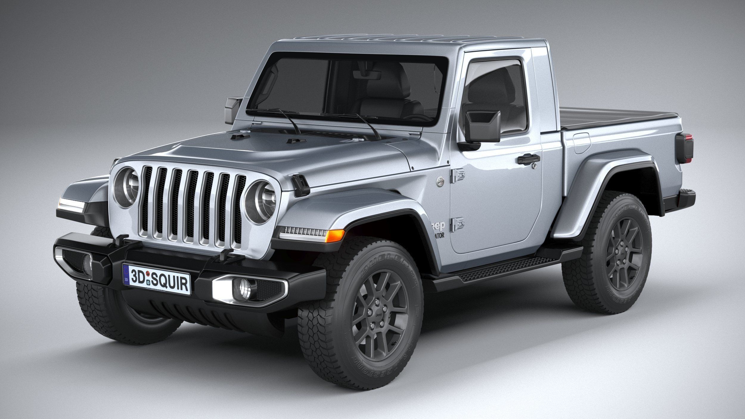 Jeep Gladiator SingleCab 2021 3D model_1