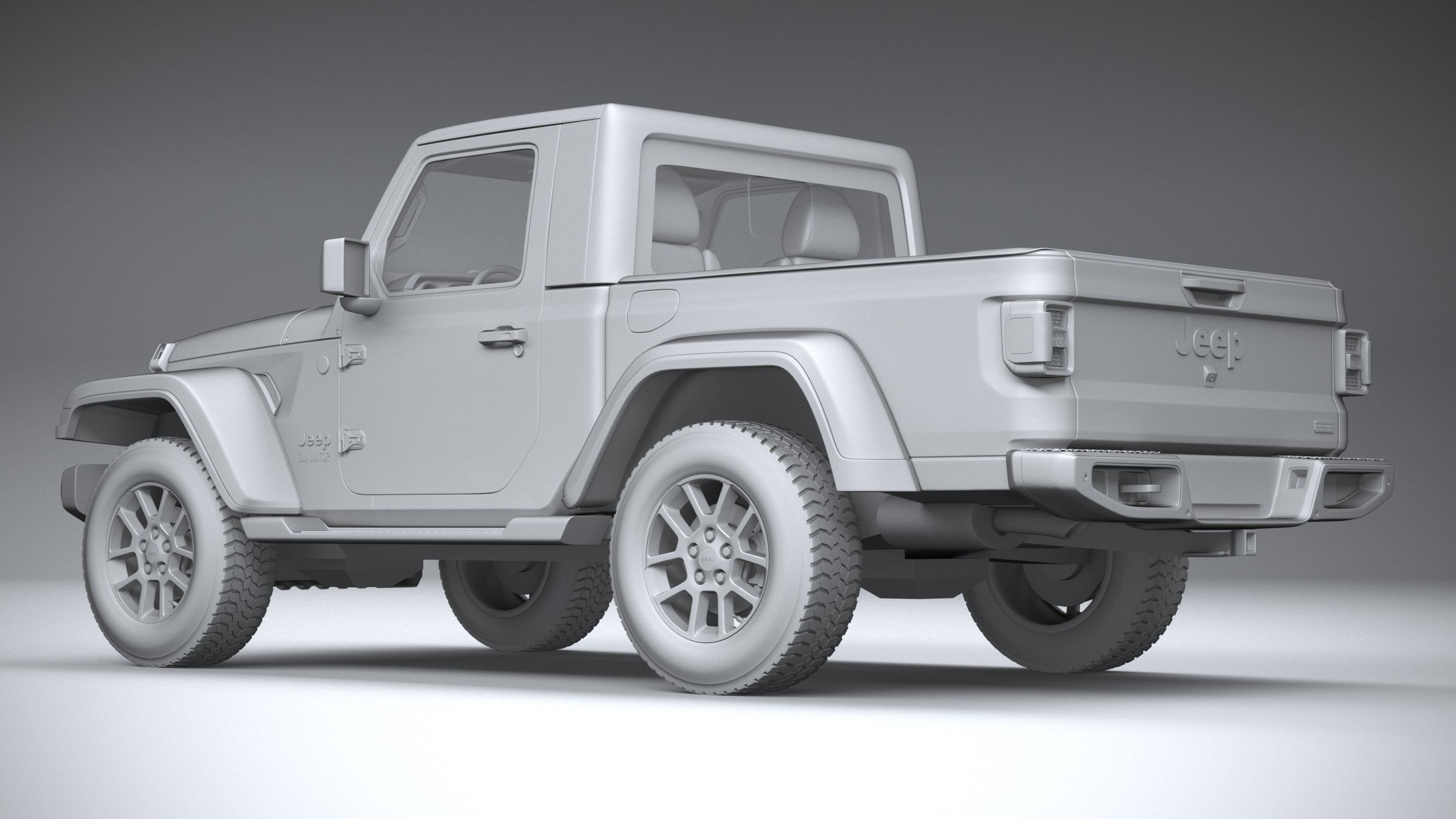 Jeep Gladiator SingleCab 2021 3D model_21