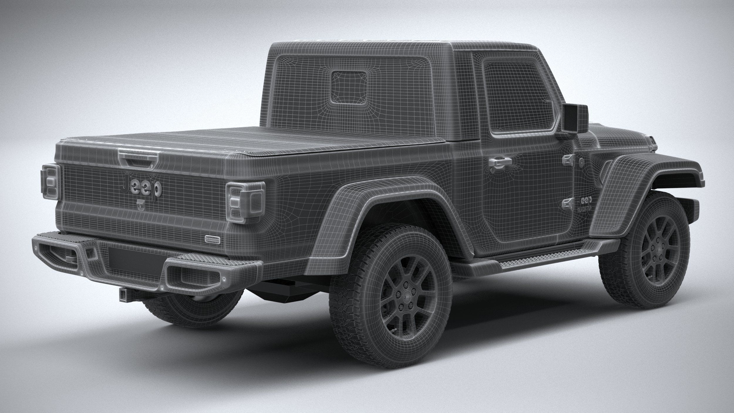 Jeep Gladiator SingleCab 2021 3D model_30