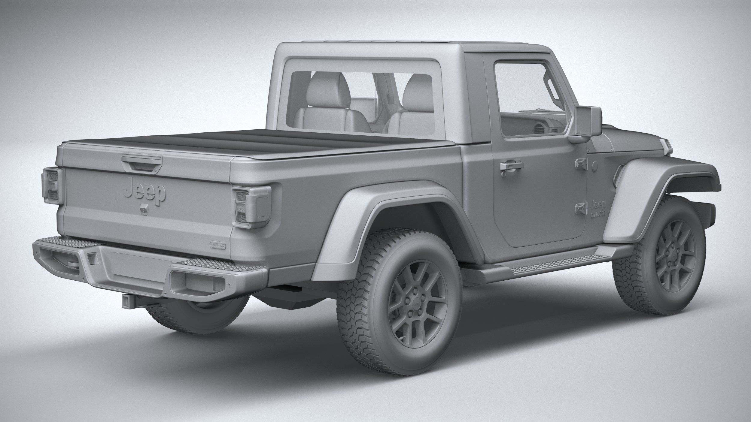 Jeep Gladiator SingleCab 2021 3D model_25