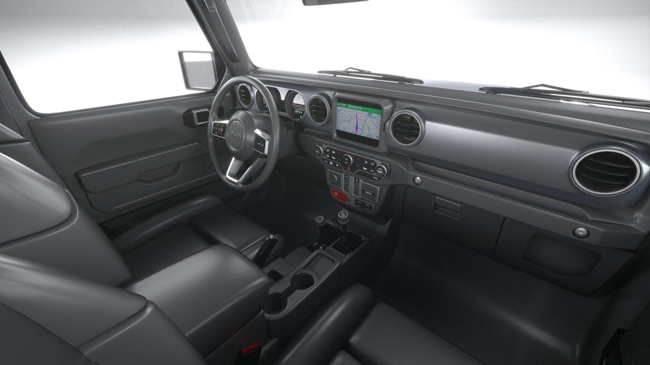 Jeep Gladiator SingleCab 2021 3D model_26