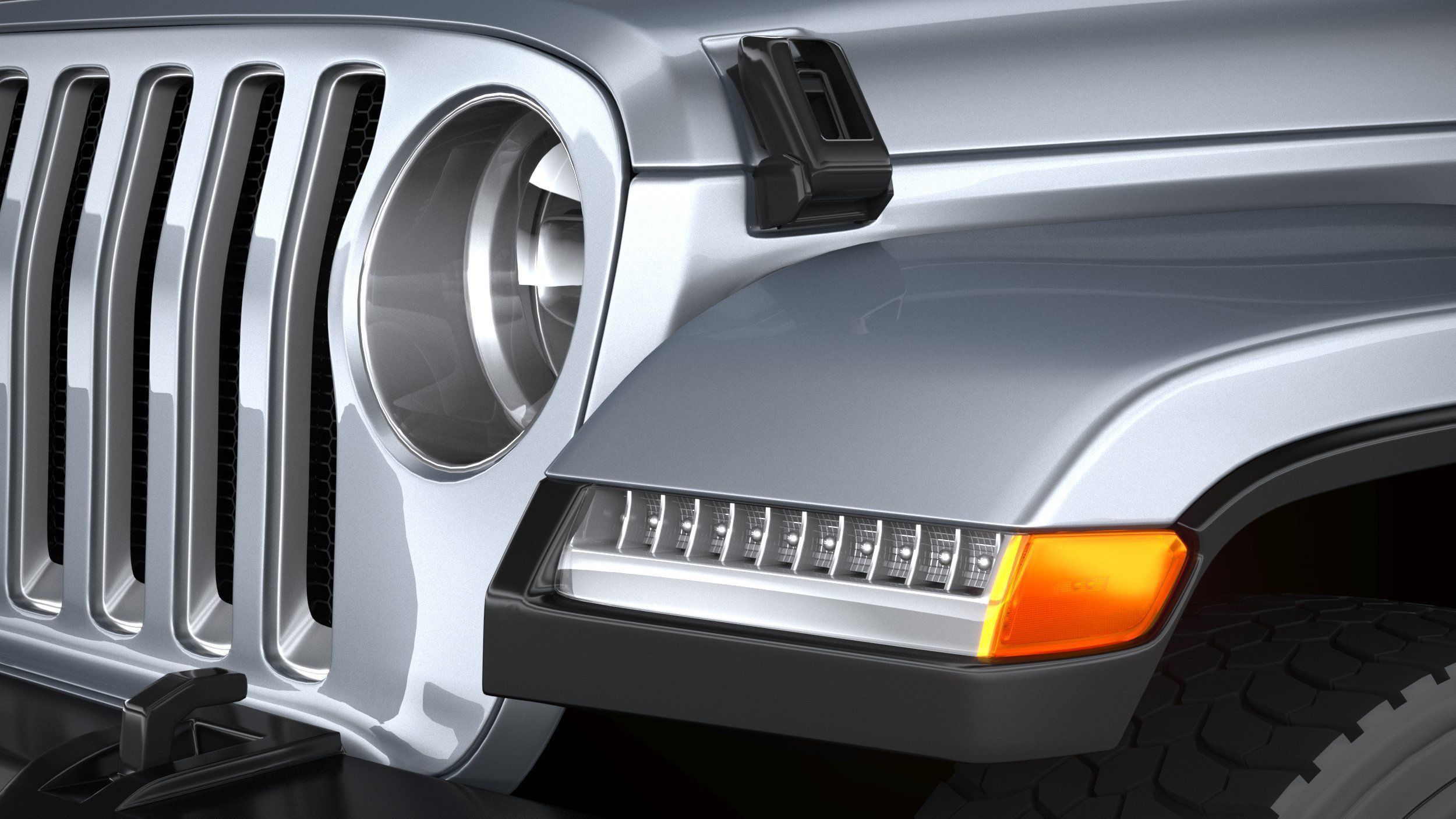 Jeep Gladiator SingleCab 2021 3D model_14