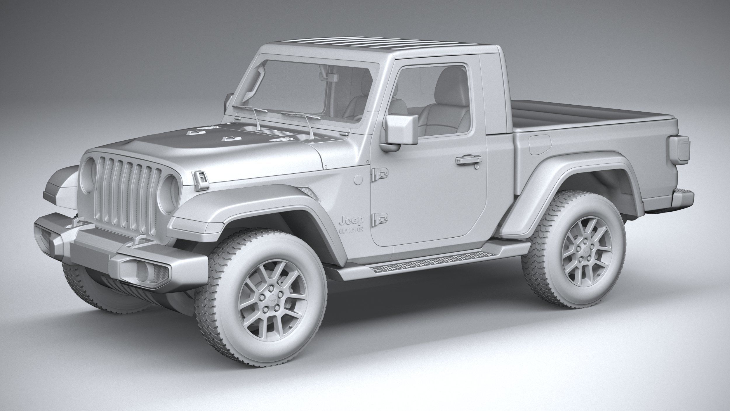Jeep Gladiator SingleCab 2021 3D model_19