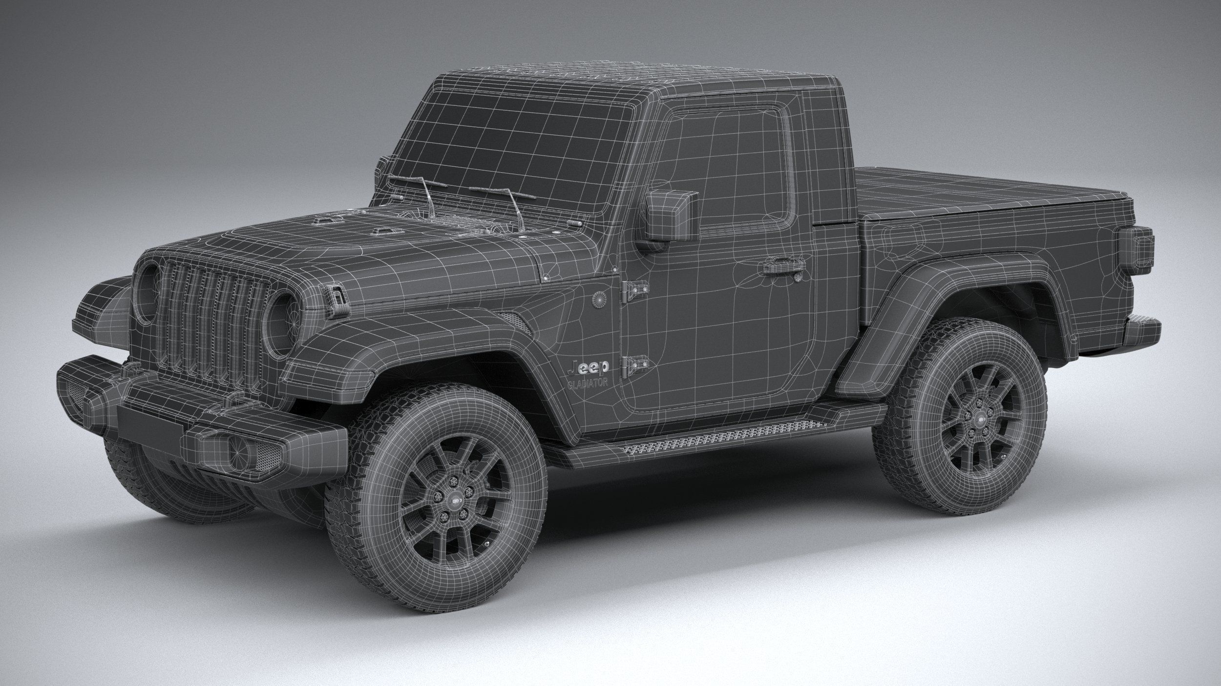 Jeep Gladiator SingleCab 2021 3D model_31
