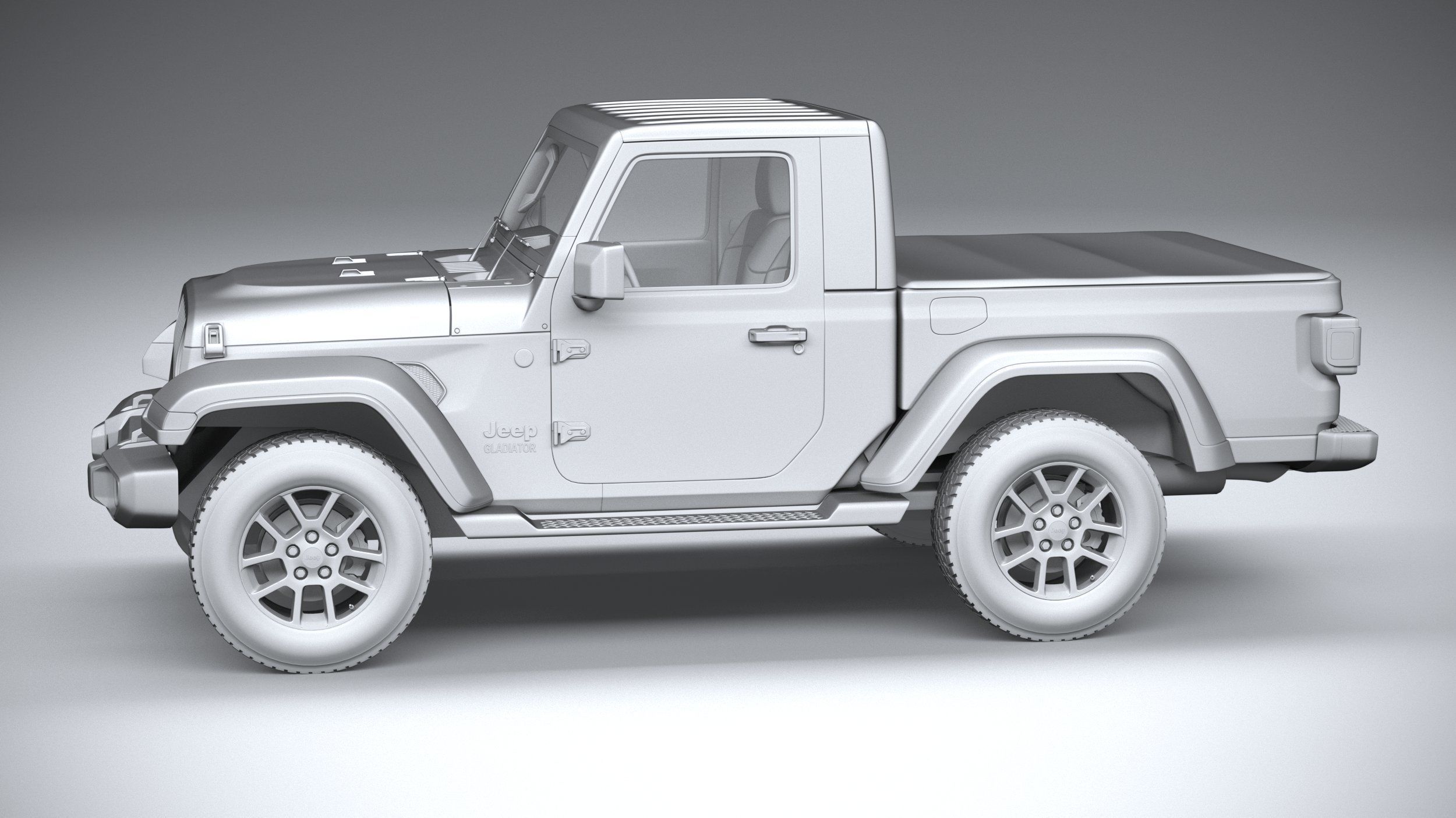 Jeep Gladiator SingleCab 2021 3D model_22