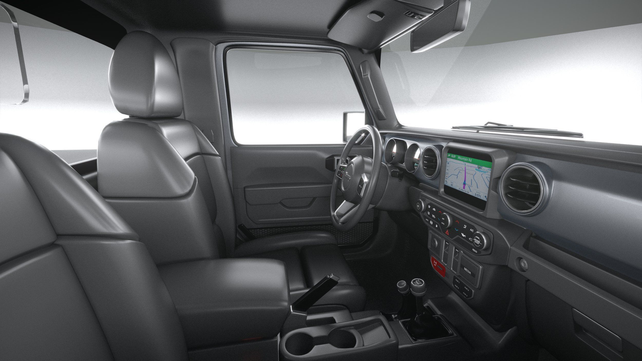 Jeep Gladiator SingleCab 2021 3D model_28