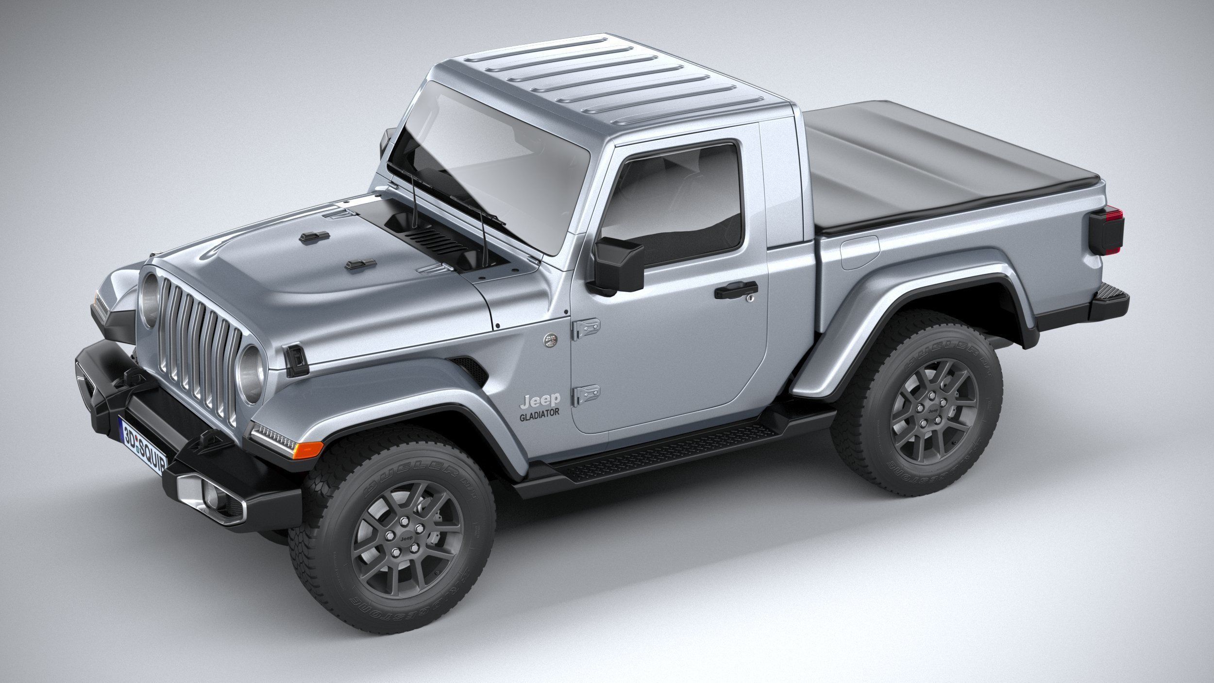 Jeep Gladiator SingleCab 2021 3D model_7