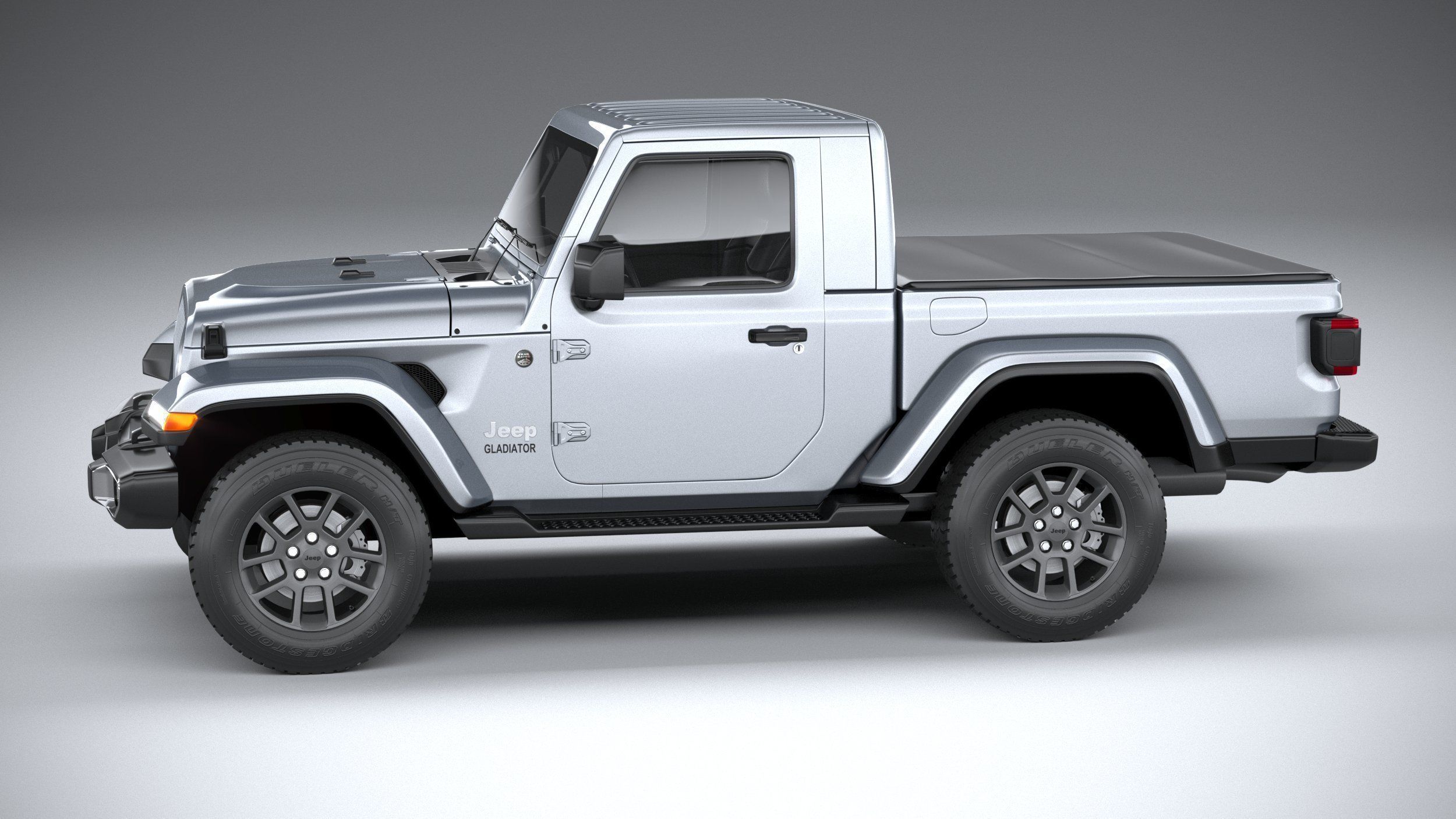 Jeep Gladiator SingleCab 2021 3D model_8