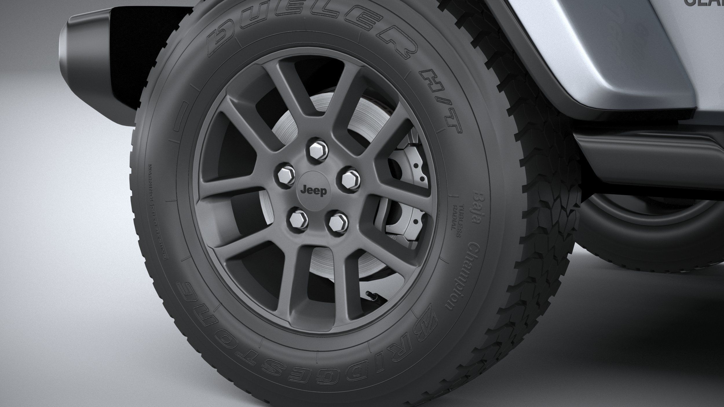 Jeep Gladiator SingleCab 2021 3D model_16