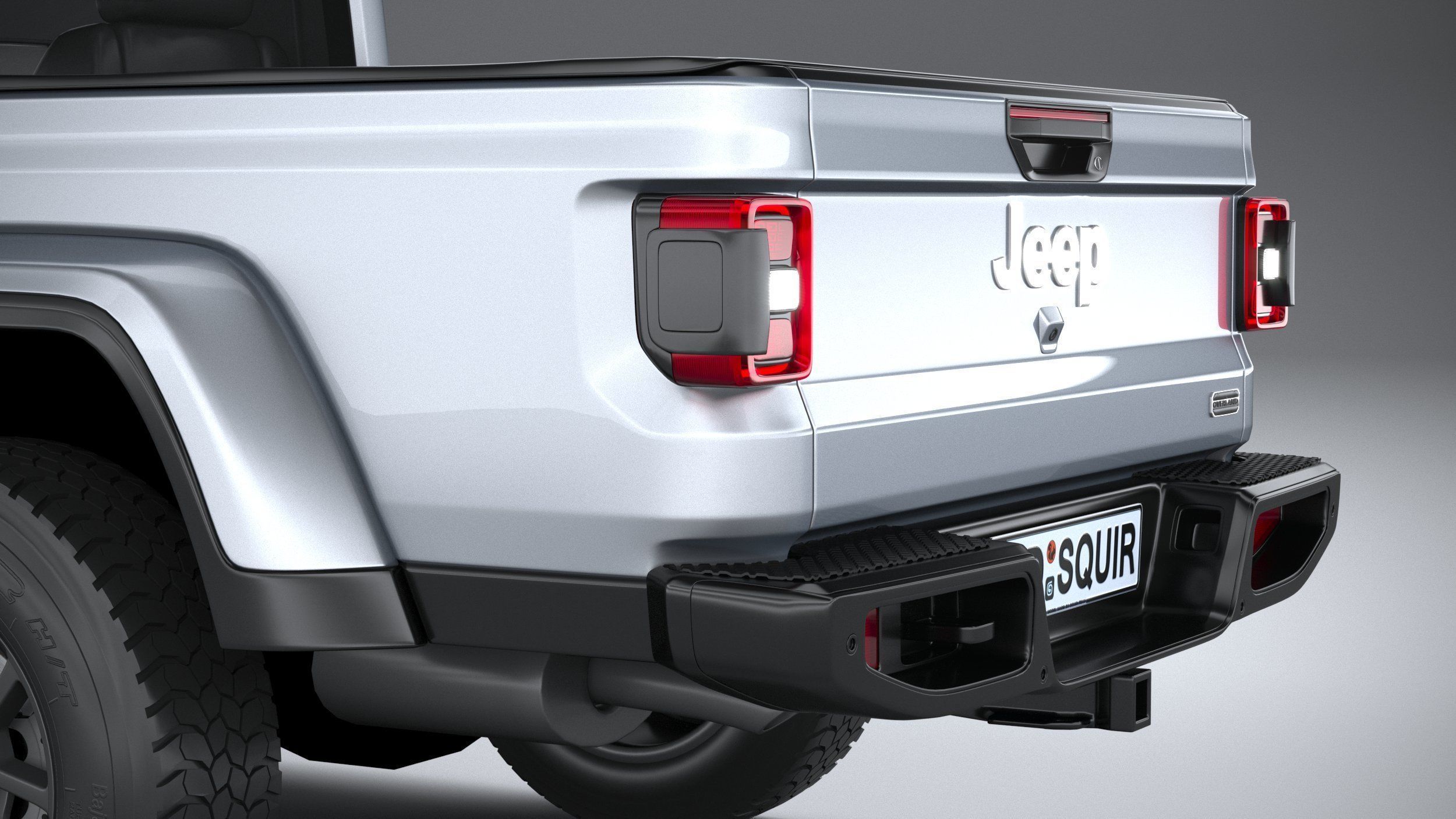 Jeep Gladiator SingleCab 2021 3D model_6