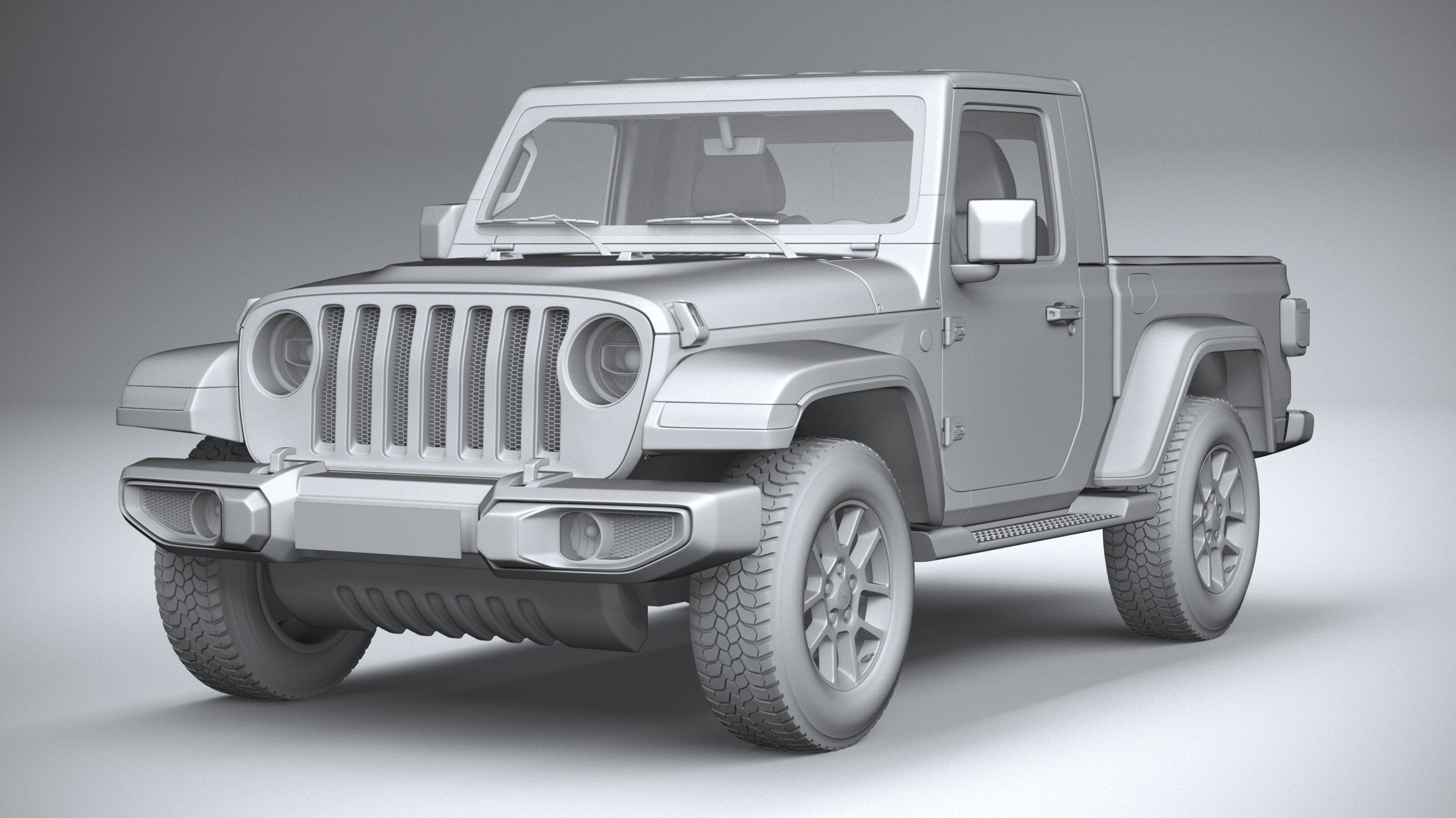 Jeep Gladiator SingleCab 2021 3D model_20