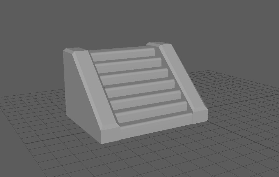 steps step stool Free 3D model_2