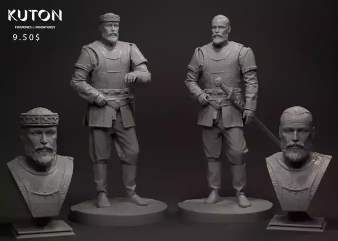 King Harald 3D print model
