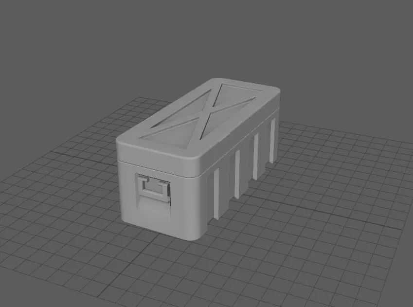 Boxing storage box Free 3D model