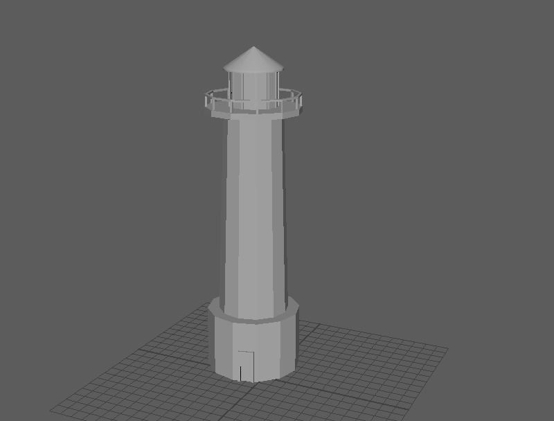 Lighthouse Free 3D model_1